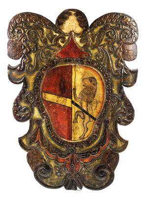 Large armorial panel, - Oggetti d'arte