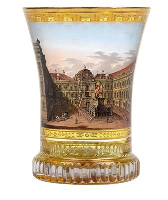 A Kothgasser Ranft beaker, - Works of Art (Furniture, Sculptures, Glass, Porcelain)