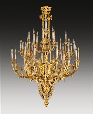 Grand chandelier, - Oggetti d'arte