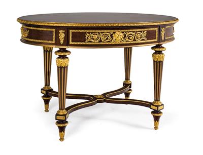 Ovaler französischer Salontisch, - Antiquitäten & Möbel