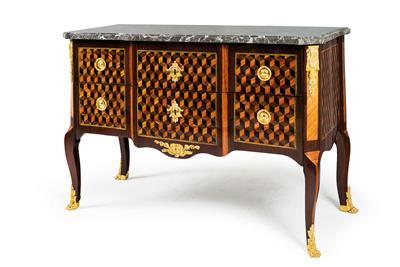 Salon chest of drawers, - Works of Art (Furniture, Sculptures, Glass, Porcelain)