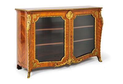 Unusual vitrine sideboard, - Works of Art (Furniture, Sculptures, Glass, Porcelain)