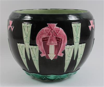 Jugendstil-Blumenübertopf, - Antiquariato e Dipinti