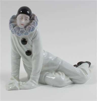Dorothea Charol, Sitzender Pierrot, - Antiques and Paintings