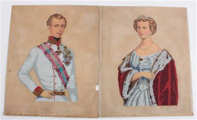 Kaiserin Elisabeth, Kaiser Franz Joseph - Antiques and Paintings