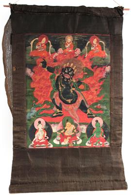 Thangka des Vajrapani - Antiquitäten & Bilder