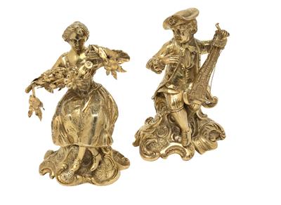 Zwei Figuren, - Antiquariato e Dipinti