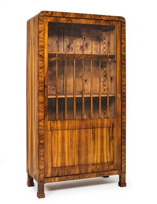 Biedermeier Vitrinenschrank, - Antiques and Paintings