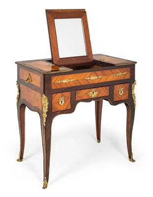 Louis XV-Toilettetisch, - Saisonabschluß-Auktion Bilder Varia, Antiquitäten, Möbel, Teppiche und Design