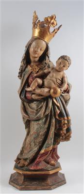 Madona mit Kind, - Saisonabschluß-Auktion Bilder Varia, Antiquitäten, Möbel, Teppiche und Design