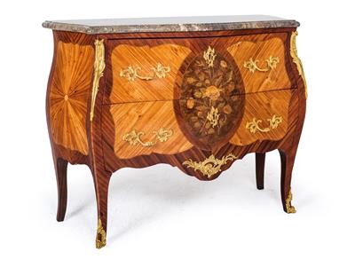 Salonkommode im Louis XV Stil, - Antiques and Paintings