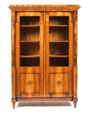 Biedermeier Vitrinenschrank, - Summer-auction