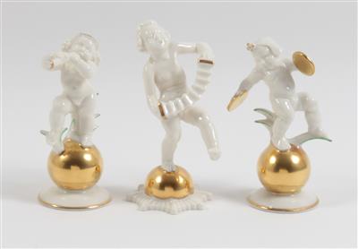 Drei musizierende Putti, - Summer-auction