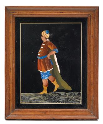 Italienisches Pietra Dura Bild, - Summer-auction