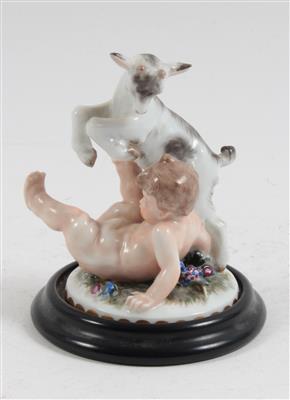 Putto mit Zicklein, - Summer-auction