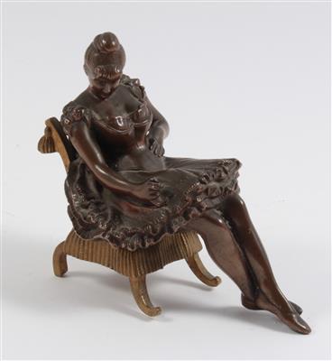 Sitzende junge Dame, - Summer-auction