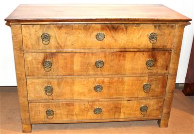 Biedermeier Schreibkommode, - Summer-auction