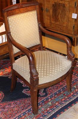 Fauteuil, - Summer-auction