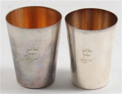 2 Wiener Becher, - Summer-auction