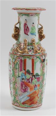 Famille rose-Vase, - Summer-auction