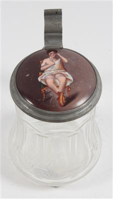 Humpen mit erotischer Darstellung, - Summer-auction