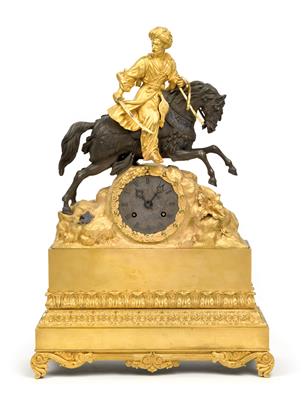 Charles X Bronze Kaminuhr "Orientalischer Reiter" - Summer-auction