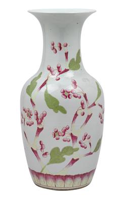 Famille rose Vase - Sommerauktion - Bilder Varia, Antiquitäten, Möbel/ Design