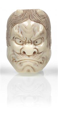 Maskennetsuke eines oni - Sommerauktion - Bilder Varia, Antiquitäten, Möbel/ Design