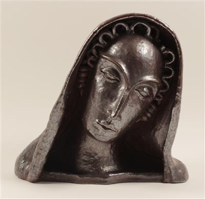 Josef Karban (1910 Wien 1944), Madonnenbüste, - Sommerauktion - Bilder Varia, Antiquitäten, Möbel/ Design