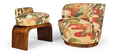 Fauteuille und Hocker, - Summer-auction