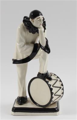 Trauriger Pierrot mit Trommel - Summer-auction