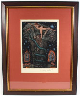 Ernst Fuchs * - Saisoneröffnungs-Auktion Antiquitäten, Bilder, Design