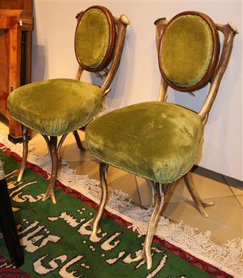 Paar Sessel, - Saisoneröffnungs-Auktion Antiquitäten, Bilder, Design