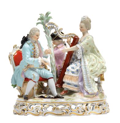A Baroque house concert, - Works of Art (Furniture, Sculpture, Glass and porcelain)