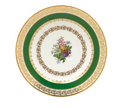 French dinner plates, - Oggetti d'arte (mobili, sculture, Vetri e porcellane)