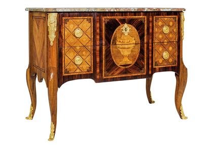 French salon chest of drawers, - Works of Art (Furniture, Sculpture, Glass and porcelain)