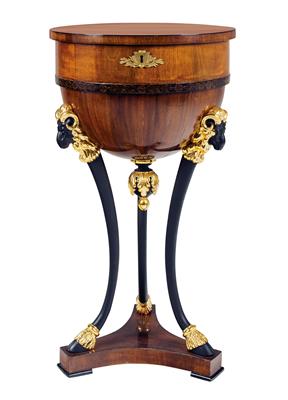 Half globe table, - Works of Art (Furniture, Sculpture, Glass and porcelain)
