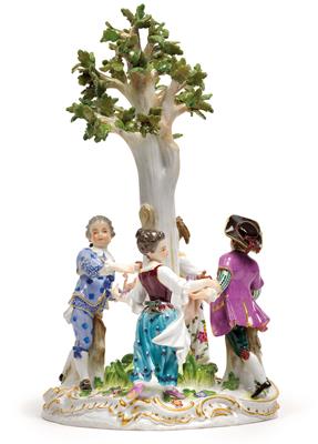 A circle of children, - Works of Art (Furniture, Sculpture, Glass and porcelain)