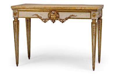 Neo-Classical console table, - Works of Art (Furniture, Sculpture, Glass and porcelain)