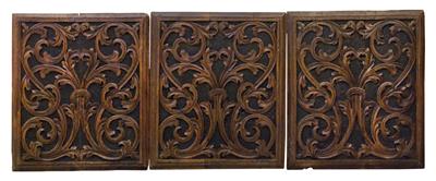Group of 13 late Gothic panels, - Works of Art (Furniture, Sculpture, Glass and porcelain)