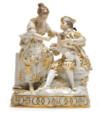 A pair of lovers, - Oggetti d'arte (mobili, sculture, Vetri e porcellane)