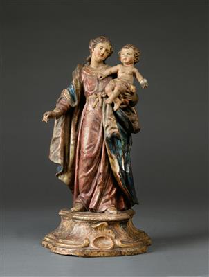 Madonna and child, - Works of Art (Furniture, Sculpture, Glass and porcelain)