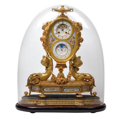 Neoclassicism ormolu clock with eternal calendar - Works of Art (Furniture, Sculpture, Glass and porcelain)