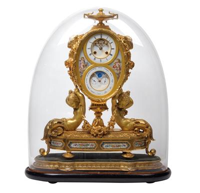 Neoclassicism ormolu clock with eternal calendar - Starožitnosti (Nábytek, Sochařská díla, Sklo, Porcelán)