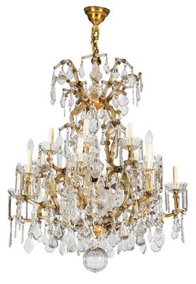 Splendid salon chandelier, - Starožitnosti (Nábytek, Sochařská díla, Sklo, Porcelán)