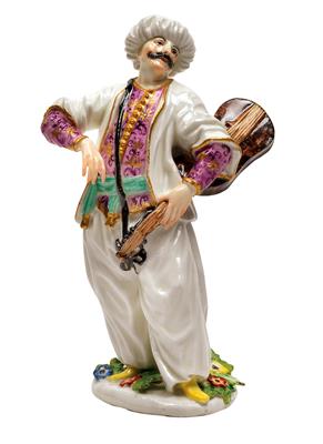 A Turkish man with guitar, - Works of Art (Furniture, Sculpture, Glass and porcelain)