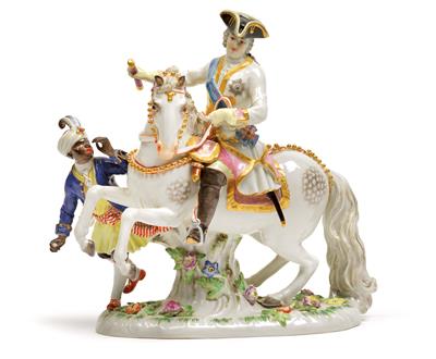 Tsarina Elisabeth Petrovna on horseback, - Works of Art (Furniture, Sculpture, Glass and porcelain)