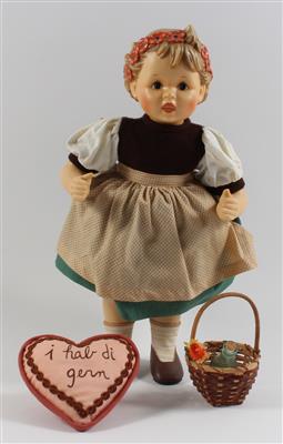 "I hab di gern"-Puppe, - Saisoneröffnungs-Auktion Antiquitäten & Bilder & Möbel und Design