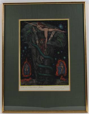 Ernst Fuchs * - Starožitnosti, Obrazy