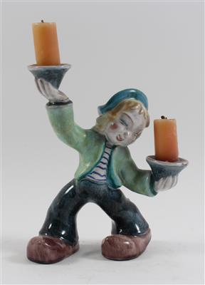 Figuraler Kerzenleuchter, - Saisoneröffnungs-Auktion Antiquitäten & Bilder & Möbel und Design